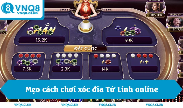 Cách Chơi Xóc Đĩa Tứ Linh Và 3 Cửa Cược Dễ Ăn Tiền 3 Mẹo cách chơi xóc đĩa Tứ Linh online hiệu quả