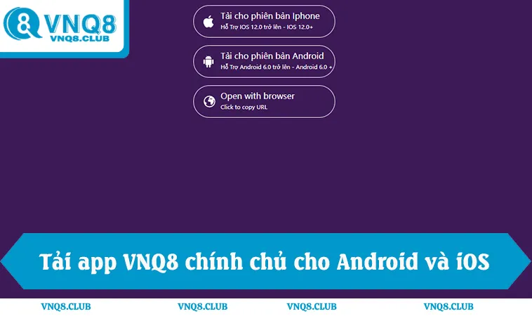 Tải App VNQ8 1 Tải app VNQ8 chính chủ cho Android và iOS